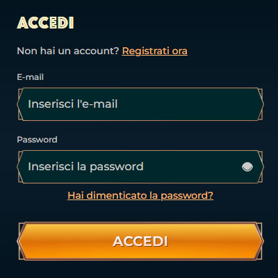 Accesso a MonsterWin
